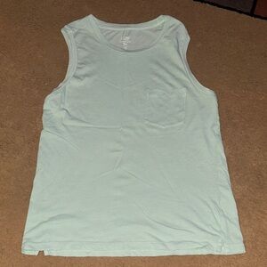 J. Crew Light Green Sleeveless Top